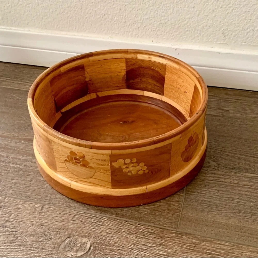 Vintage Wooden Bowl